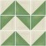 Mexican Talavera Tiles White Green